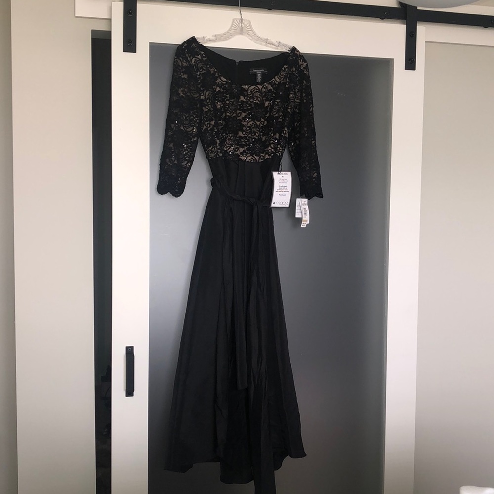 Black Lace Gown